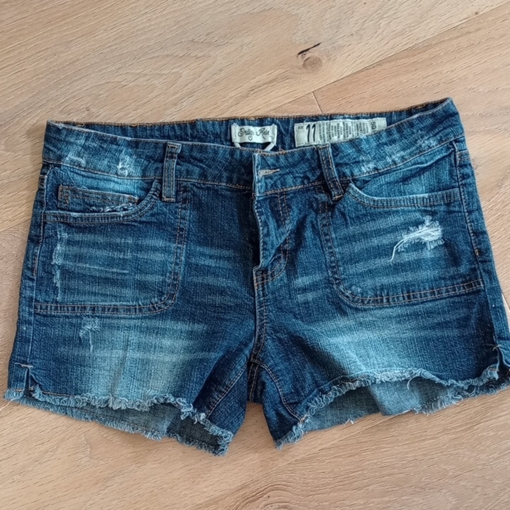 Distressed Jean Shorts
